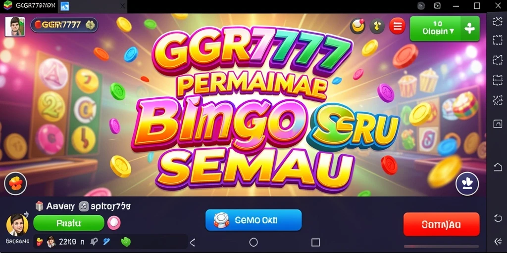 Tangkapan layar utama gameplay seru di GGR7777.