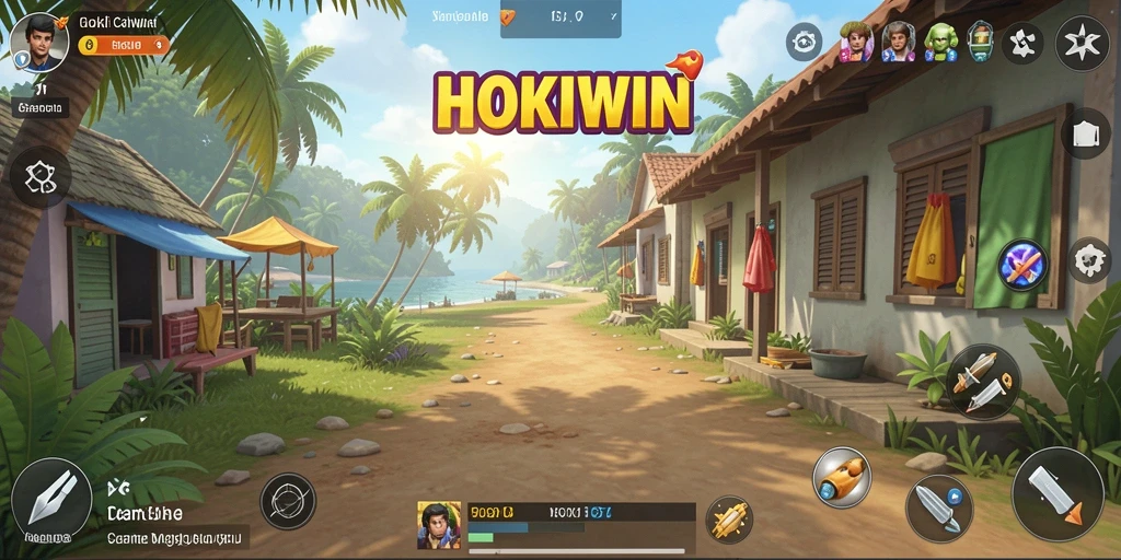 Tampilan gameplay HOKIWIN yang menyenangkan dan menghibur.