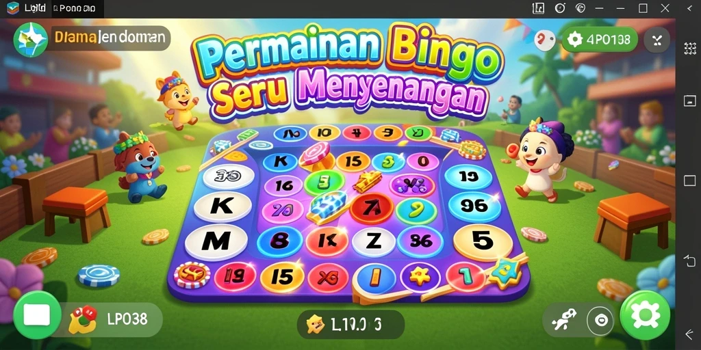 Tampilan gameplay seru di LPO138 yang menampilkan pengalaman Bingo.