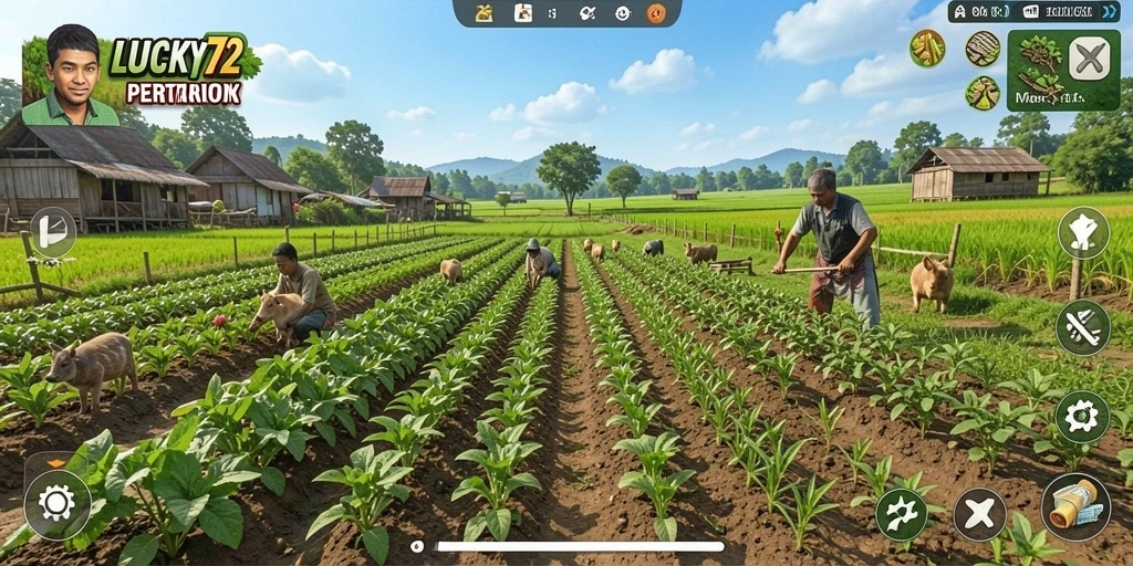 Tampilan gameplay LUCKY72 yang mengasyikkan dan penuh warna.