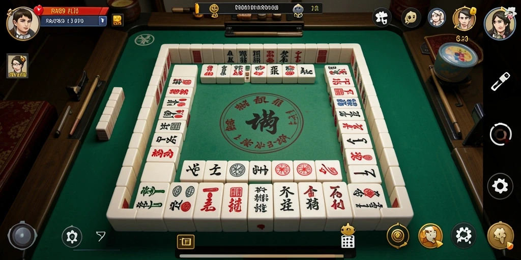 Screenshot utama RAP89 menunjukkan gameplay Mahjong yang mendebarkan.