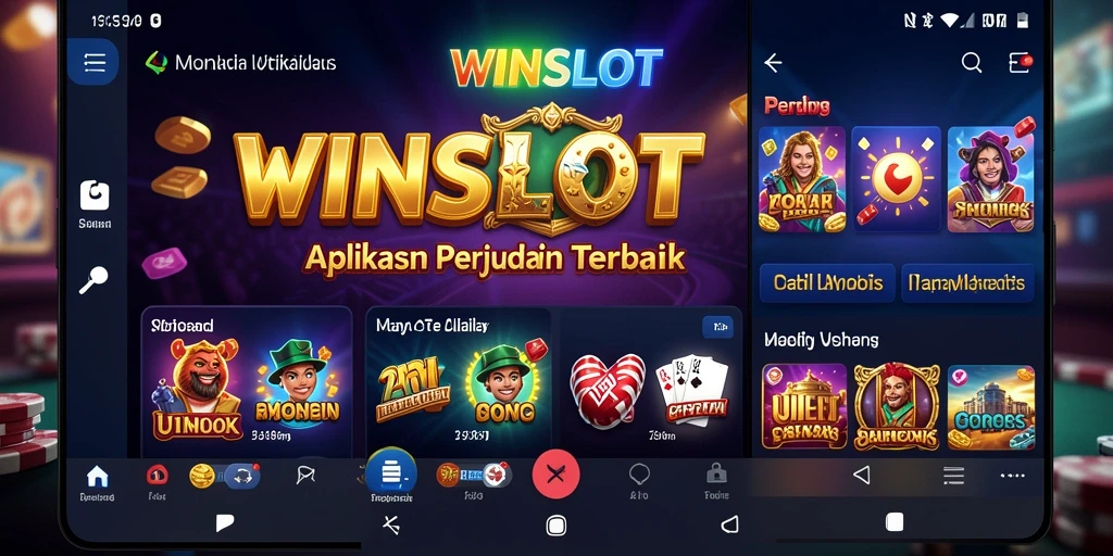 Tampilan antarmuka WINSLOT yang menarik dan mudah digunakan.
