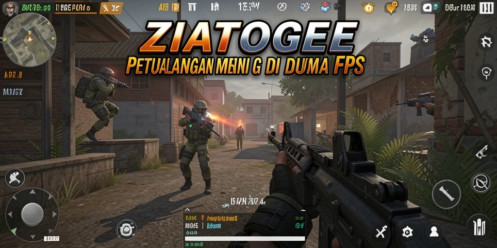 Tangkapan layar ZIATOGEL menunjukkan pertempuran seru dalam suasana FPS.